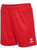 Hummel Sportshorts "Hmlessential Shorts Woman" in Rot
