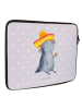 Mr. & Mrs. Panda Notebook Tasche Axolotl Tequila ohne Spruch in Grau Pastell