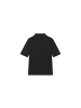 MADS NORGAARD COPENHAGEN Poloshirt Cotton Lino Theo Polo in schwarz