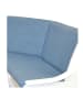 möbel-direkt 4tlg. Eckbankgruppe 125x165 cm Schenkelmaß in weiß/blau
