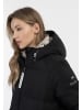 Schmuddelwedda Wattierte Winterjacke in Schwarz