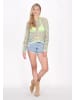 IZIA Women Sweater in aqua multicolor