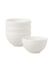Villeroy & Boch 4er Set Reisbols Manufacture Rock Blanc ø 10,8 cm weiß in weiß
