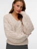 Vero Moda Strickpullover in Silver Gray