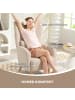 HOMCOM Sessel in Beige 77L x 72B x 106H cm