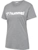 Hummel T-Shirt Hmlgo Damen in GREY MELANGE