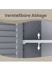 VASAGLE Hängeschrank Saggio in Grau - (B)60 x (H)70 x (T)20 cm