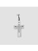 Adeliás Damen Anhänger – Kreuz Kreuzanhänger aus 925 Silber mit Zirkonia in silber