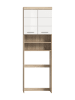 ebuy24 Waschmaschinenschrank Lambada Weiß 63 x 24 cm