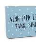 Mr. & Mrs. Panda Souvenir Wenn Papa es nicht reparieren kann, si... in Blau Pastell