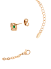 faina Women Jewelry Set in rose gold green