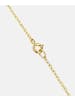 Diamant L'éternel Halskette mit Anhänger aus 375 Gelbgold mit Diamant mit Topas