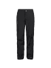 Vaude WOMENS YARAS RAIN ZIP PANTS III in Schwarz