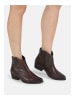 Felmini Wide Fit Stiefelette WEST in Braun