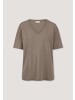 Hessnatur Hessnatur T-Shirt Oversize aus Leinen und Bio-Baumwolle in mocca