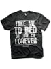TOP GUN T-Shirt "Take Me To Bed Or Lose Me Forever Big Tall T-Shirt" in Schwarz