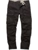 Vintage Industries Cargohose in Schwarz