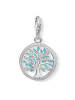 Thomas Sabo Charm-Anhänger Tree Of Love in silber, türkis, weiß
