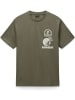 Napapijri T-Shirt "S-Funes Ss" in Grün