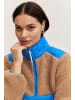 TheJoggConcept. Stehkragenpullover JCBERRI HALFZIP JUMPER - 22800082  Teddy Sweat mit Reißverschlusstragen in Blau