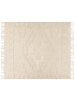 Beliani Kuscheldecke CHACK in Beige - (W) 200 x (H) 1 x (L) 220 cm