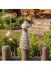 MARELIDA Gartenfigur Schaf Zaunhocker aus Terrakotta Tierfigur für Zaun H: 25cm