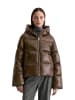 Marc O'Polo Shiny-Puffer-Daunenjacke relaxed in shaded brown