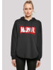 F4NT4STIC Oversized Hoodie Marvel Logo in schwarz