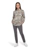Betty Barclay Hemdbluse mit Kragen in Grau/Beige