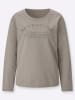 Sieh an! Sweatshirt in taupe-dunkeltaupe
