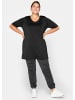 sheego Funktionsshirt in schwarz