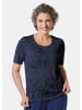 GOLDNER T-Shirt mit Ausbrenneroptik in marine