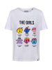 Re:Covered T-Shirt Mr Men Little Miss The Girls Slub   in White