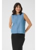 Kaffe Ärmellose Bluse KAluise Loose fit in Medium Blue Chambray