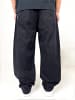 DADA Baggy Pants Supreme Fit Jeans mit Logo-Stitching in Schwarz