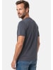 Casa moda T-Shirt Basic in Schwarz / grau