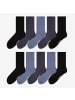 Occulto 10er Pack Diabetikersocken Goetz in Blau-Mix