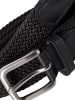 Jack & Jones Elastischer Stoff Gürtel Flecht Stretch Belt ohne Löcher JACSPRING in Schwarz