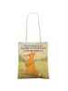 Mr. & Mrs. Panda Schultertasche Fuchs Gitarre Design mit Spruch in Weiß