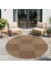 Teppich Boss In- & Outdoor Teppich Timber 1405, rund - Beige