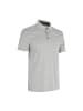 Seven Seas by ID Polo Shirt elegant in Alt-Grau meliert