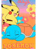 Pokémon Pikachu Badetuch 70x140 Kinder Strandtuch Handtuch Jungen in Mehrfarbig