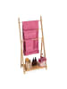 relaxdays Handtuchleiter in Natur - (B)53 x (H)110 x (T)31,5 cm