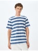 KOTON TSHIRT SS in Blau Gestreift