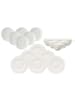 vivo | Villeroy & Boch Group 18-tlg. Kaffee Set Basic White in Weiß – in weiß