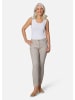 GOLDNER 7/8-Jeanshose Schmale Stretchhose BELLA in kitt