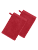 Erwin Müller Frottier Waschhandschuh 2er-Pack Heidenheim in rot