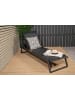 ebuy24 Sonnenliege Mexico Schwarz 2er Set