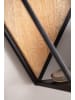 FineBuy Wandregal in Schwarz / Metall / 60x20x52