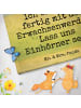 Mr. & Mrs. Panda Saunatuch Einhorn Pupsen Design mit Spruch in Weiß